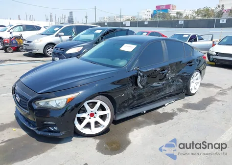 2014 Infiniti Q50 from USA, damaged, VIN JN1BV7AP6EM688636